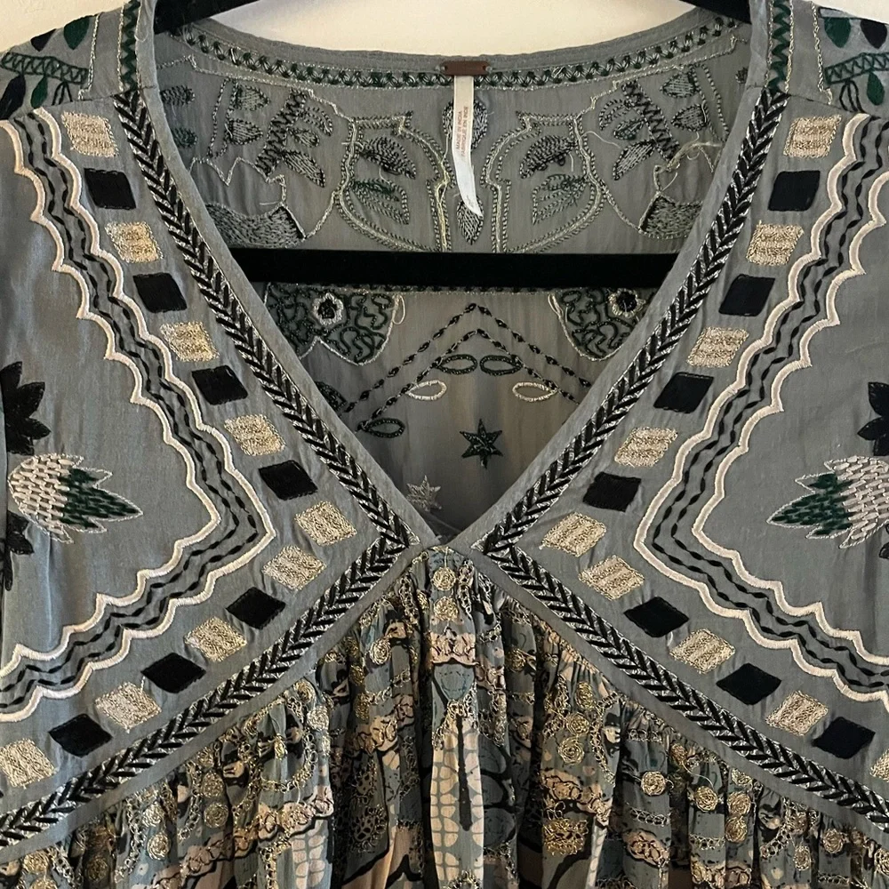 Free People Womens Pink City Dress - Picture 4 of 12